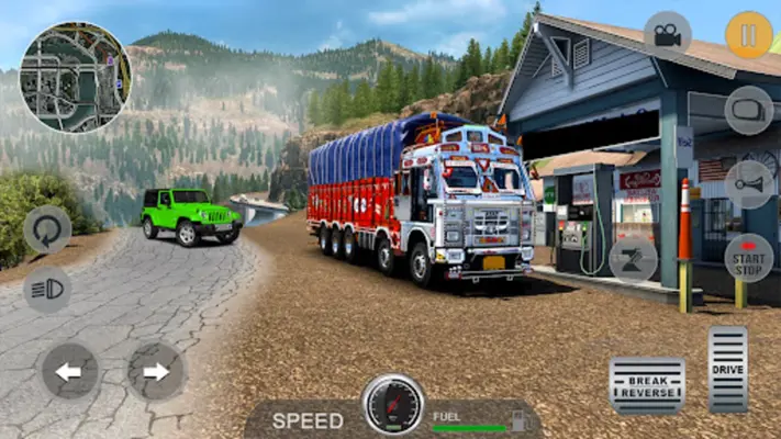 Indian Truck Driving Games OTR android App screenshot 0