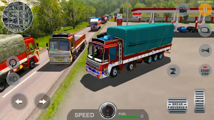 Indian Truck Driving Games OTR android App screenshot 1