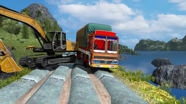 Indian Truck Driving Games OTR android App screenshot 2